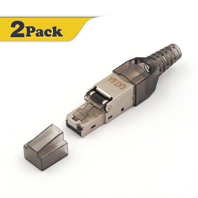 Cat6A Field Terminating Connector Shielded 2 Pack
