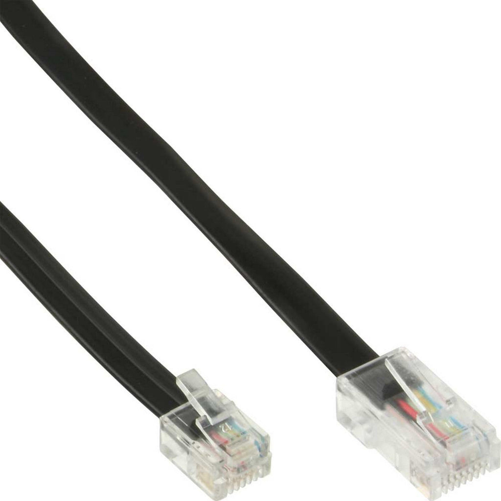 2m Flat telephone cable RJ45-RJ12