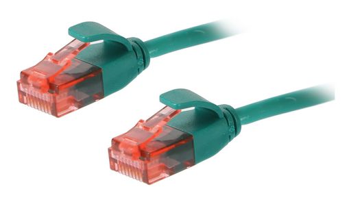 ComKonect Cat6 28AWG Ultra Slim Patch Cord Green