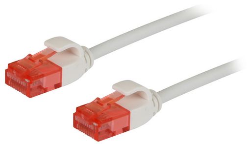 ComKonect Cat6 28AWG Ultra Slim Patch Cord White
