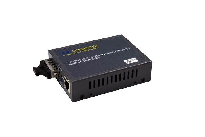 CTS Gigabit Managed Media Converter 10/100/1000Base-TX RJ45 to 1000Base-LX Single-Mode SC Fibre 10km